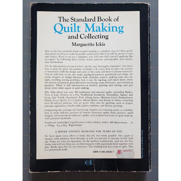 Vintage Quilt Making Book – Marguerite Ickis, 482 Illustrations, Quilt Patterns - Picture 3 of 9